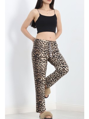 Shemard Desenli Süet Pijama Altı Leopar - 103.1287.