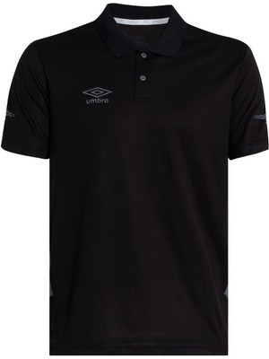 Deer TF-0208 T Shırt Erkek Siyah T-Shirt Polo Yaka Siyah Tişört