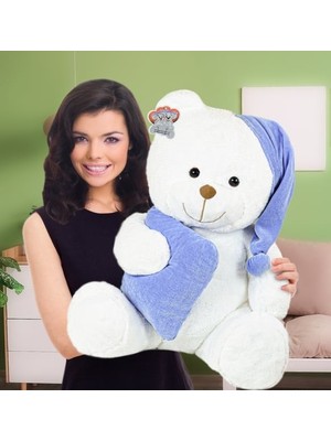 Özgüner Oyuncak 80 cm Yastıklı Uyku Arkadaşı Peluş Ayıcık