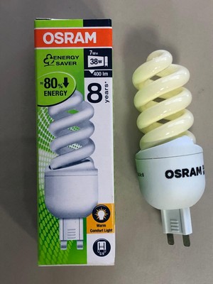 Osram 6 Adet Osram 11W=51W 600 Lümen Tasarruflu Lamba 6500 Kelvin Beyaz