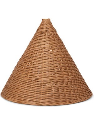 Rattam Bohem Avize, Ahşap Aydınlatma, Doğal Rattan Sarkıt: Colomb 40 cm