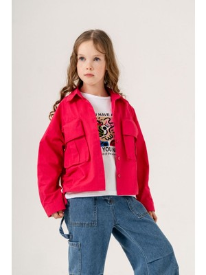 Kız Çocuk Tişört ve Gömlek Takım 3125