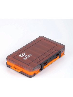 Shufa Lure Box Çift Taraflı Kutu 85MM Kırılmaz Plastik Malzeme ile 6 Bölmeli Pratik Depolama