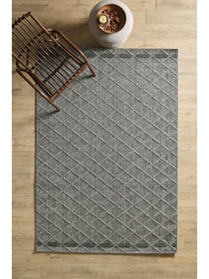 Red Halı Iskandinav Tasarım Karo Desenli Gri Halı Salon Halısı, Mutfak Halısı, Yolluk, Paspas,dış Mekan Halı