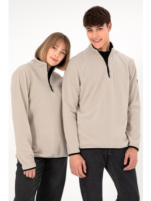 U.S. Polo Assn. Erkek Taş Basic Sweatshirt 50298085-VR049