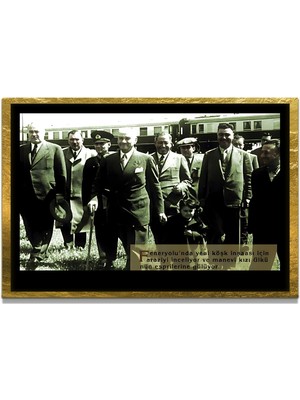 Marsilyan Yapay Zeka ile Yenilenmiş Atatürk Fotoğrafları Siyah Beyaz Cam Tablo, 3D Dekoratif Baskı 552