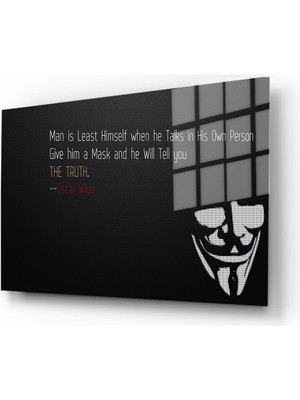 Marsilyan Motivasyon Cam Tablo, Kaligrafi, 3D Dekoratif Baskı