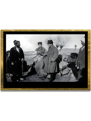 Marsilyan Yapay Zeka ile Yenilenmiş Atatürk Fotoğrafları Siyah Beyaz Cam Tablo, 3D Dekoratif Baskı 705