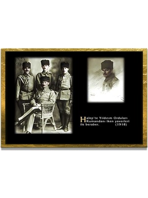 Marsilyan Yapay Zeka ile Yenilenmiş Atatürk Fotoğrafları Siyah Beyaz Cam Tablo, 3D Dekoratif Baskı 410