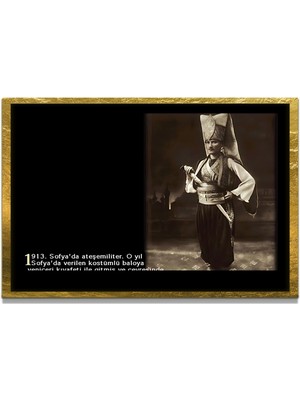 Marsilyan Yapay Zeka ile Yenilenmiş Atatürk Fotoğrafları Siyah Beyaz Cam Tablo, 3D Dekoratif Baskı 396