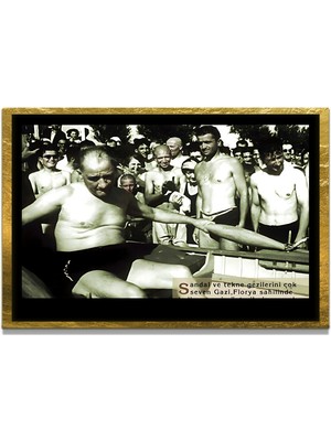 Marsilyan Yapay Zeka ile Yenilenmiş Atatürk Fotoğrafları Siyah Beyaz Cam Tablo, 3D Dekoratif Baskı 568