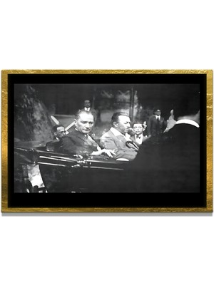 Marsilyan Yapay Zeka ile Yenilenmiş Atatürk Fotoğrafları Siyah Beyaz Cam Tablo, 3D Dekoratif Baskı 301