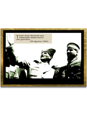 Marsilyan Yapay Zeka ile Yenilenmiş Atatürk Fotoğrafları Siyah Beyaz Cam Tablo, 3D Dekoratif Baskı 532