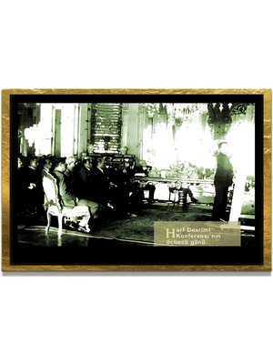 Marsilyan Yapay Zeka ile Yenilenmiş Atatürk Fotoğrafları Siyah Beyaz Cam Tablo, 3D Dekoratif Baskı 504