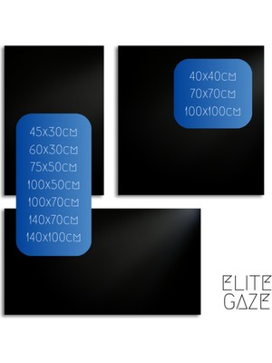 Elite Gaze CW Özel Üretim Cam Tablo Chromatic Bliss