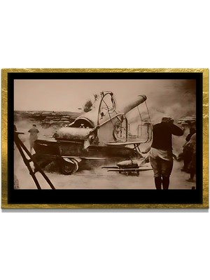 Marsilyan Yapay Zeka ile Yenilenmiş Atatürk Fotoğrafları Siyah Beyaz Cam Tablo, 3D Dekoratif Baskı 630