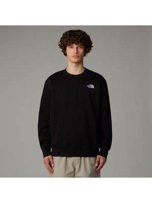 The North Face M Essentıal Relaxed Crew Erkek Siyah Sweatshirt NF0A89ETJK31