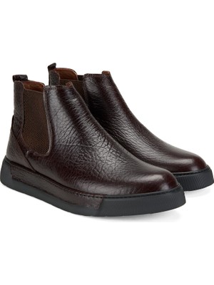 Trevin Kahve Erkek Deri Chelsea Bot