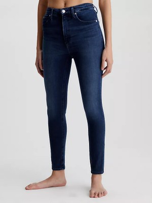 Kadın Yüksel Bel Süper Skinny Ankle Jean - Lacivert