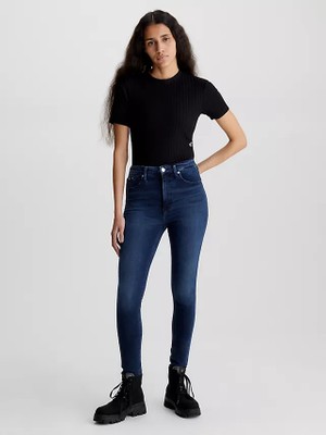 Kadın Yüksel Bel Süper Skinny Ankle Jean - Lacivert