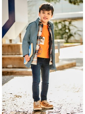 Erkek Çocuk Pantolon-Yumusak Denım Lacivert