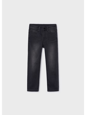 Erkek Çocuk Kot Pantolon - Siyah