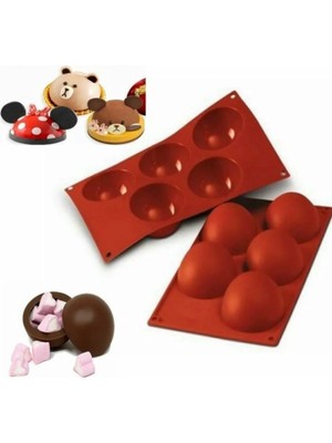 Tinky Winky Silikon Dikdörtgen Sabun Pasta Kek Çikolata Kalıbı 9’lu  (9.5X6X3)