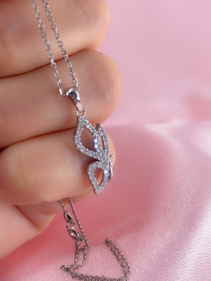 Neva Jewelry Kanatlı Kelebek Kolye