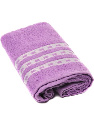 %100 Pamuk Kareli Desen Havlu 30X90