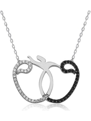 Cey jewelry Gümüş Vav Semazen Bayan Kolye