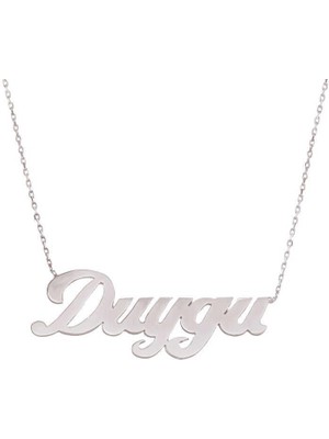 Cey jewelry Gümüş Kişiye Özel Isimli Bayan Kolye