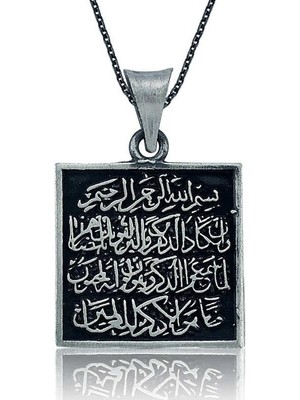 Cey jewelry Gümüş Nazar Duası Bayan Kolye