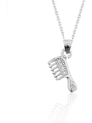 Cey jewelry Gümüş Tarak Bayan Kolye