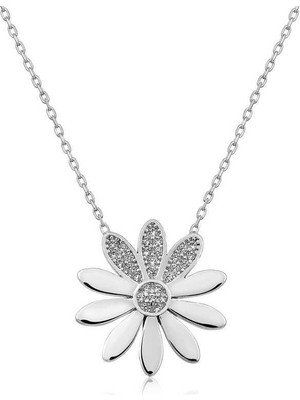 Cey jewelry ​gümüş Çiçek Bayan Kolye