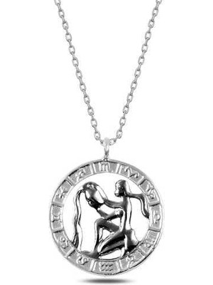 Cey jewelry ​gümüş Kova Burcu Kolye