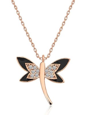 Cey jewelry ​gümüş Rose Yusufçuk Bayan Kolye