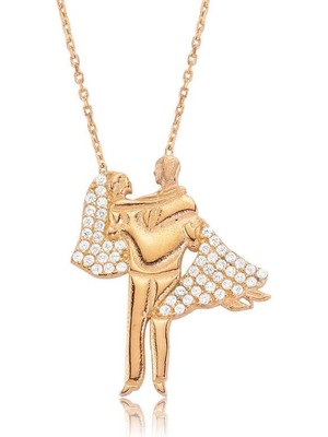 Cey jewelry Gümüş Evlilik Bayan Kolye