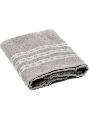 %100 Pamuk Kareli Desen Havlu 30X90