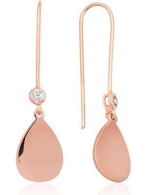 Cey jewelry Gümüş Sallantılı Damla Küpe