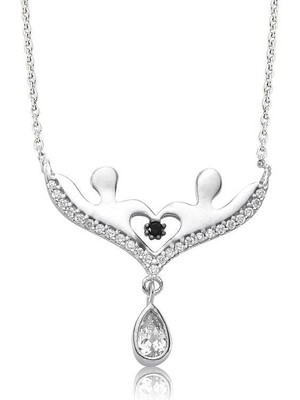Cey jewelry Gümüş Aşıklar Bayan Kolye