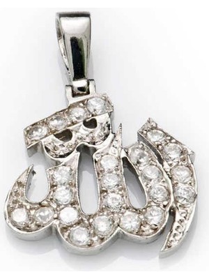 Cey jewelry Gümüş Allah Yazılı Bayan Kolye