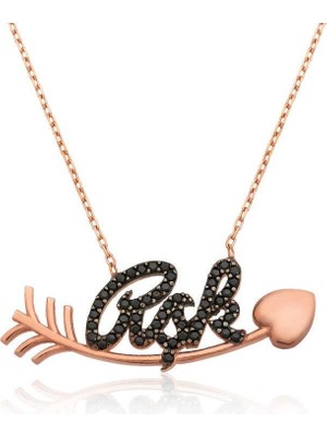 Cey jewelry Gümüş Kalbe Giden Aşk Kolye