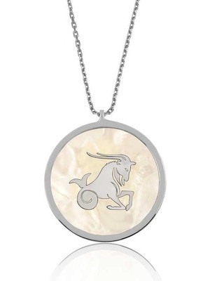 Cey jewelry Gümüş Oğlak Burcu Bayan Kolye