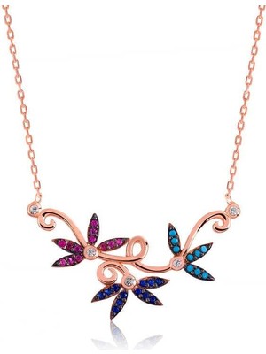 Cey jewelry Gümüş Sevgi Dalı Bayan Kolye