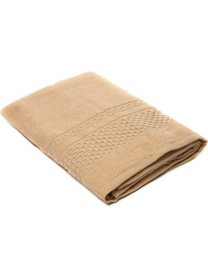 %100 Pamuk Petek Desen Banyo Havlusu 90X150