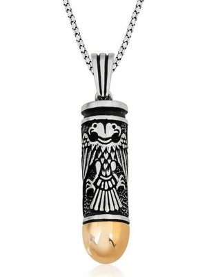 Gumush Gümüş Kurşun Kolye