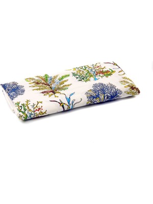 Pamuk-Saten 2'li Çiçek Desenli Yastık Kılıfı 50X70