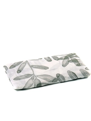 Pamuk 2'li Yaprak Desenli Yastık Kılıfı 50X70