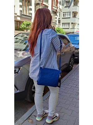 Valvic Hakiki Deri 3 Bölmeliçapraz Çanta