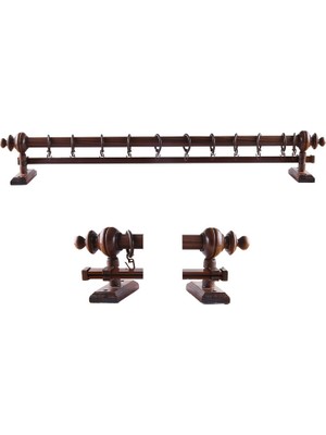 Rustik  Tek Raylı Rustik 125 cm